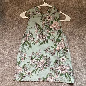 Mint green high neck blouse